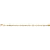 14K Yellow 1 CTW Natural Diamond Line 7" Bracelet
