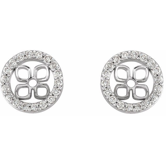 6 CTW Lab-Grown Diamond Earring Jackets