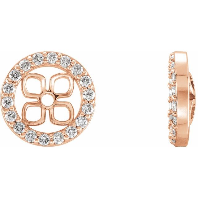 8 CTW Lab-Grown Diamond Earring Jackets