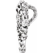 Platinum Heart Pendant