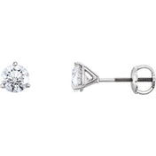 14K White 1 CTW Natural Diamond Earrings