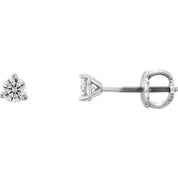 Platinum 1/5 CTW Natural Diamond Earrings