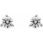 Platinum 1/4 CTW Natural Diamond Earrings