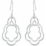 14K Yellow 1/6 CTW Natural Diamond Freeform Earrings