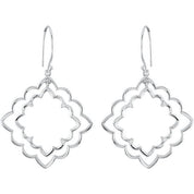 Sterling Silver 1/8 CTW Natural Diamond Earrings