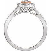 Natural Diamond Promise Ring in 10K and 14K Gold