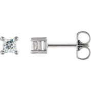 14K White 1/5 CTW Natural Diamond Stud Earrings