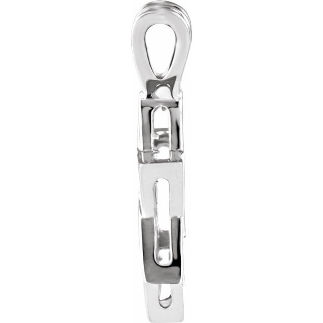 Sterling Silver 17x15.25 mm Star of David Pendant