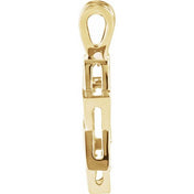14K Yellow 17x15.25 mm Star of David Pendant