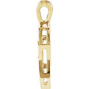 14K Yellow 17x15.25 mm Star of David Pendant
