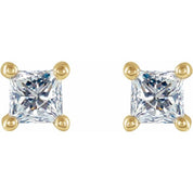 14K White 1/6 CTW Natural Diamond Stud Earrings