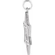 Sterling Silver 23.7x17.5 mm Star of David Pendant