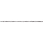 14K White 1 CTW Natural Diamond 7" Bracelet