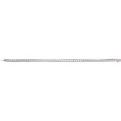 18K White 9 1/3 CTW Natural Diamond Line 7 1/4" Bracelet