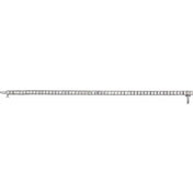 18K White 9 1/3 CTW Natural Diamond Line 7 1/4" Bracelet