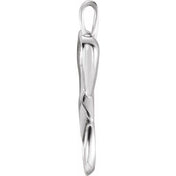 Platinum Heart Pendant