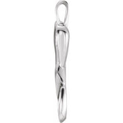Platinum Heart Pendant