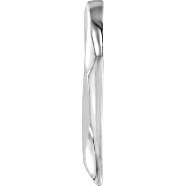 Platinum Heart Slide Pendant