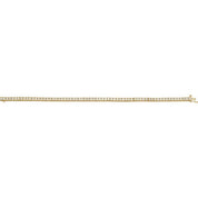 14K Yellow 4 CTW Natural Diamond Line 7 1/4" Bracelet
