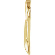 10K Yellow Heart Slide Pendant