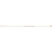 14K Rose 1/6 CTW Natural Diamond 6-8" Bracelet