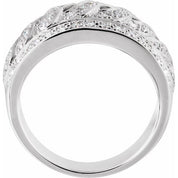 14K White 1/2 CTW Natural Diamond Ring