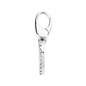 14K White .08 CTW Natural Diamond Heart Charm