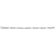14K White 1 CTW Natural Diamond 7 1/4" Bracelet