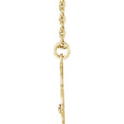 10K Imitation and Natural Diamond Script Monogram Necklace with 2 or 3 Initials