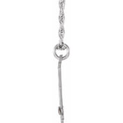 10K Imitation and Natural Diamond Script Monogram Necklace with 2 or 3 Initials
