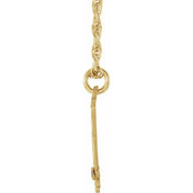 10K Imitation Alexandrite Script Monogram Necklace with 2 or 3 Initials in Various Sizes