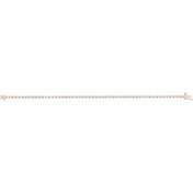 14K Rose 2 1/4 CTW Natural Diamond Line 7 1/4" Bracelet