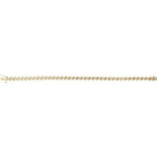 14K Yellow 1 1/2 CTW Natural Diamond Line 7 1/4" Bracelet