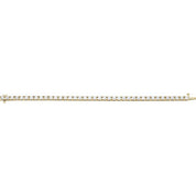 18K Yellow 9 1/6 CTW Natural Diamond Line 7 1/4" Bracelet