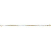 18K Yellow 7 CTW Natural Diamond Line 7 1/4" Bracelet