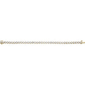 18K Yellow 12 CTW Natural Diamond Line 7 1/4" Bracelet