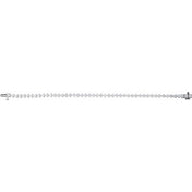 14K White 4 3/4 CTW Lab-Grown Diamond Line 7 1/4" Bracelet