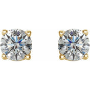 14K Yellow 1/2 CTW Natural Diamond Stud Earrings