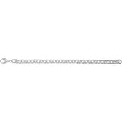 Sterling Silver 7.75 mm Cable 8 1/2" Chain