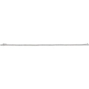 14K White 3 CTW Natural Diamond Line 7" Bracelet