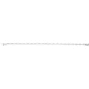 14K White 3 CTW Natural Diamond Line 7" Bracelet