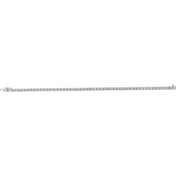 14K White 5 CTW Natural Diamond Line 7" Bracelet