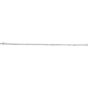 14K White 3 CTW Natural Diamond Line 7" Bracelet