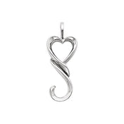 Platinum Heart Pendant