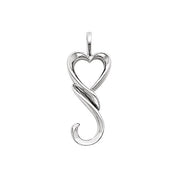 Platinum Heart Pendant