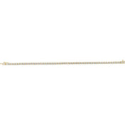 14K Yellow 5 CTW Natural Diamond Line 7" Bracelet