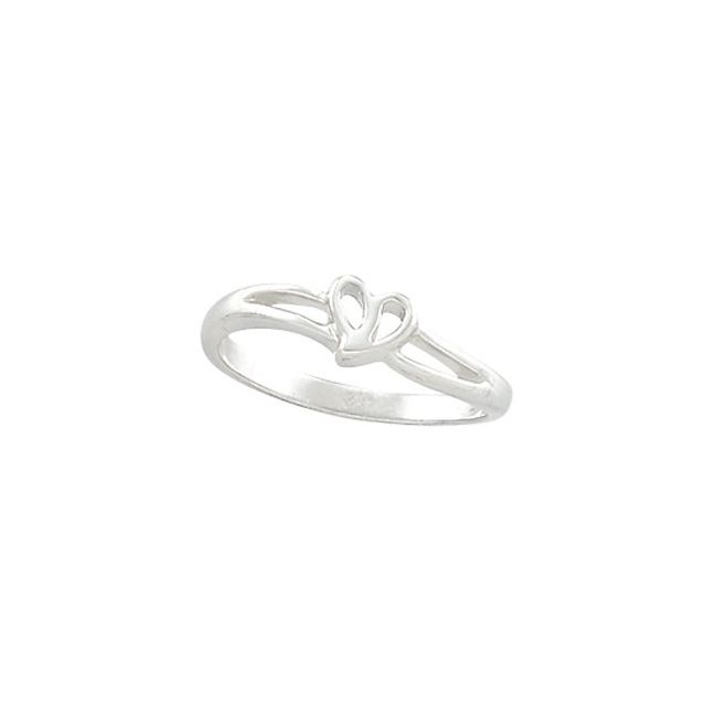 Platinum Heart Ring