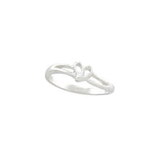 Platinum Heart Ring