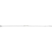 14K and Platinum Natural Diamond Bar Bracelet Adjustable 6.5 to 7.5 Inches Series BRC771