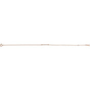 14K and Platinum Natural Diamond Bar Bracelet Adjustable 6.5 to 7.5 Inches Series BRC771